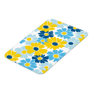 Sunshine Blue Sky blühend Daisy Magnet
