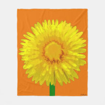 "Sunshine Blume" Fleece Blanket Design.
