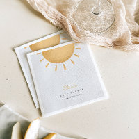 Sunshine Boho Baby Dusche Papier Napkin