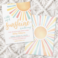 Sunshine Boho Sun Baby Dusche