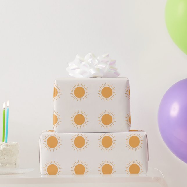 Sunshine Boho Yellow Umschlag Liner Geschenkpapier (Partygeschenke)