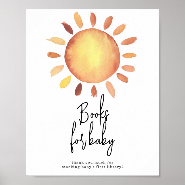 Sunshine Books for baby Poster (Vorne)