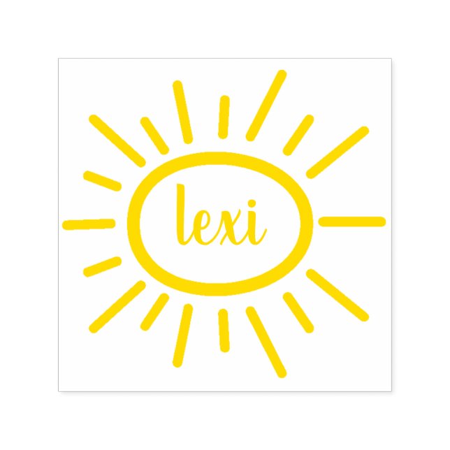 Sunshine Briefmarke Permastempel (Design)