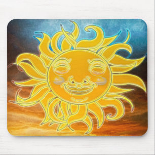 Sunshine Celetial Sun New Age Mousepad