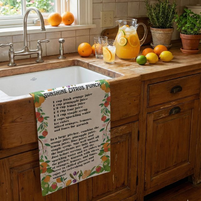 Sunshine Citrus Punch Geschirrtuch (Von Creator hochgeladen)