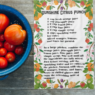 Sunshine Citrus Punch Geschirrtuch