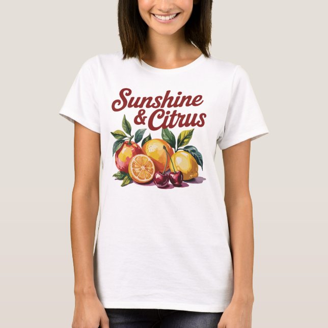 Sunshine & Citrus Shirt (Vorderseite)