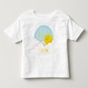 Sunshine Clouds Sky Geburtstag Kleinkind T-shirt