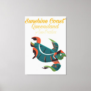 Sunshine Coast Queensland Australien Reiseplakat Leinwanddruck