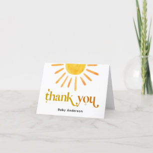 Sunshine Danke-Card Dankeskarte