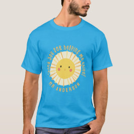 Sunshine Dankeschön Lehrer modern elegant T-Shirt