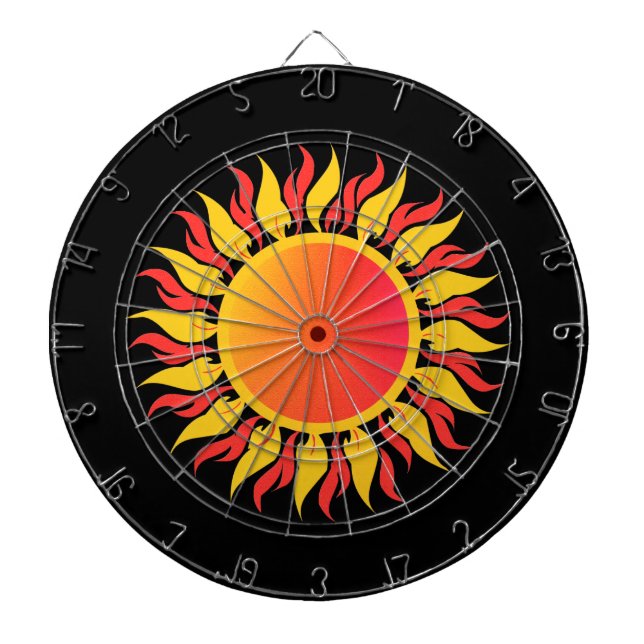 Sunshine Dart Board Dartscheibe (vorne)