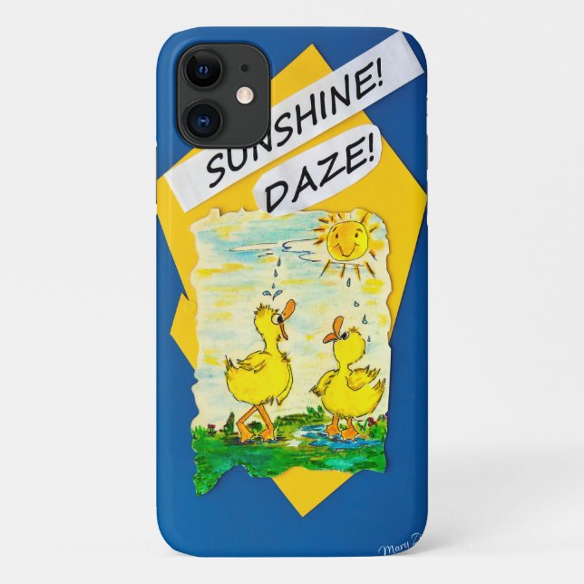 "Sunshine Daze" iPhone 11 Fall Case-Mate iPhone Hülle (Rückseite)