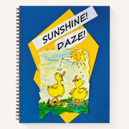 "Sunshine Daze" Notizbuch