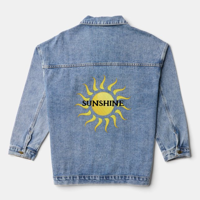 Sunshine Design Denim Jacket Jeansjacke (Rückseite)