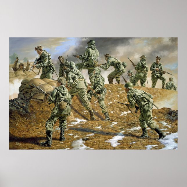 Sunshine Division in Korea von Rick Reeves Print Poster (Vorne)