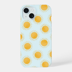 Sunshine Doodle Day Pattern iPhone 15 Hülle