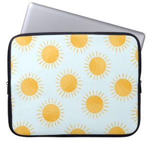 Sunshine Doodle Day Pattern Laptopschutzhülle