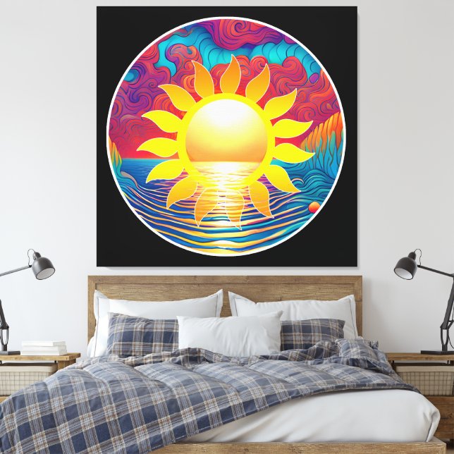 Sunshine Dream Leinwanddruck (Insitu (Schlafzimmer))