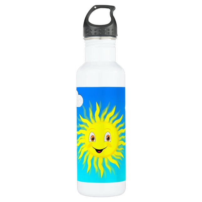 Sunshine Edelstahlflasche (Vorderseite)