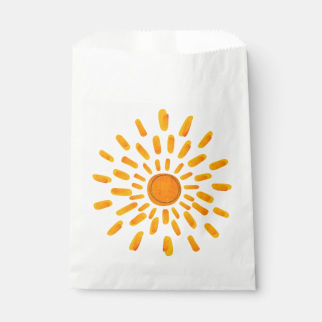 Sunshine Gastgeschenk Tasche Geschenktütchen (Vorderseite)