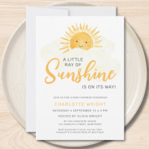 Sunshine Gender-Neutral Baby Dusche