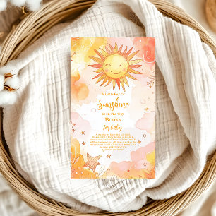 Sunshine Gender Neutral Boho Sun Bücher für Baby Begleitkarte
