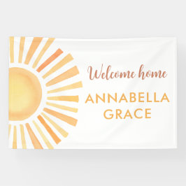 Sunshine Gender-neutrale Begrüßung Zuhause Baby Banner