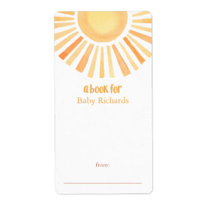 Sunshine-geschlechtsneutrale Babydusche