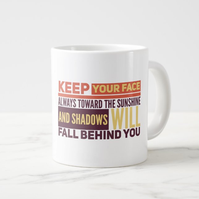 Sunshine Gift Jumbo Tasse (Vorderseite Rechts)