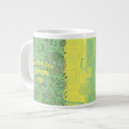 Sunshine Girl Green und Yellow Jumbo-Tasse