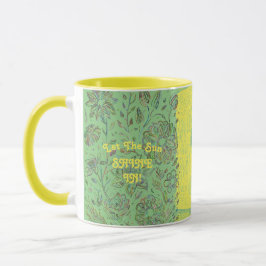 Sunshine Girl Green und Yellow Tasse