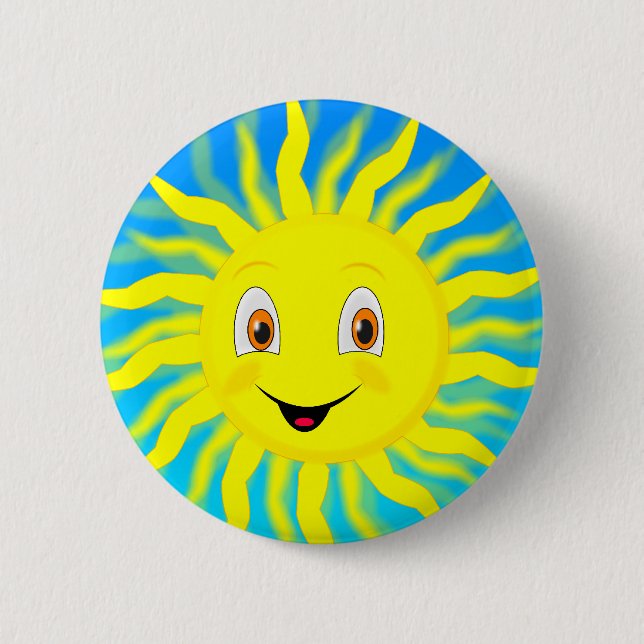 Sunshine Happy Face Button (Vorderseite)