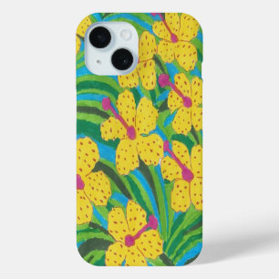 Sunshine Hibiskus Tropical Print Case-Mate iPhone Hülle
