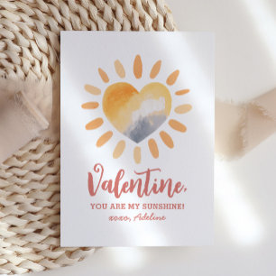 Sunshine Kids Valentinstag Mitteilungskarte