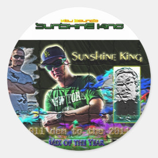 Sunshine King 2011 Mix Runder Aufkleber