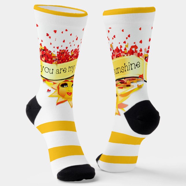 SUNSHINE KISSES SOCKEN (Gewinkelt)