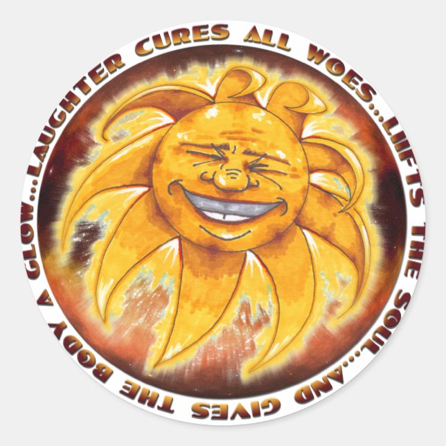 Sunshine Laghter Stickers (Vorderseite)