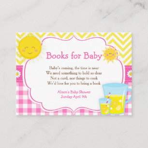 Sunshine & Lemonade Pink & Yellow Books for Baby Begleitkarte