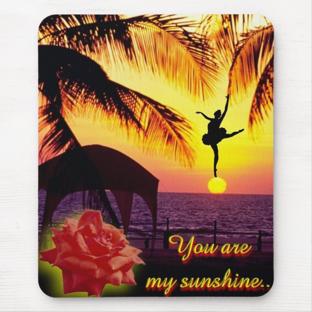 Sunshine Liebe Mousepad (Vorne)