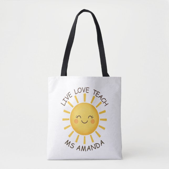 Sunshine Live Love Teach Personalisierte Lehrerin  (Vorderseite)