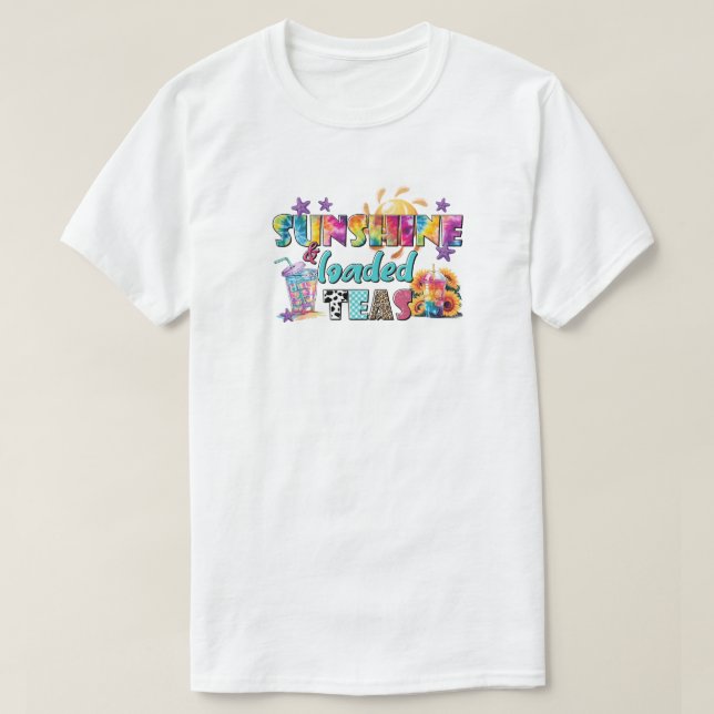Sunshine & Loaded Tees T-Shirt (Design vorne)