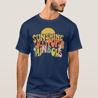 Sunshine Lollipops und Rainbows T-Shirt