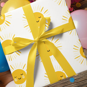 Sunshine macht eine Geburtstagsparty Geschenkpapier