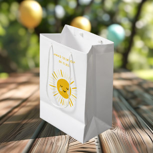 Sunshine macht eine Geburtstagsparty Mittlere Geschenktüte