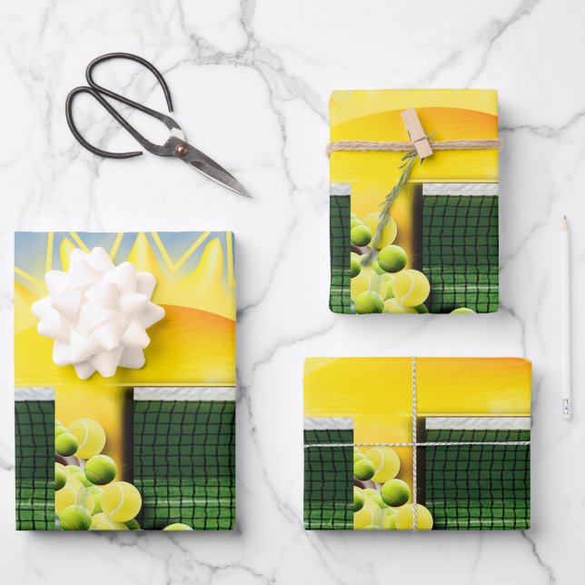 SUNSHINE MATCH GESCHENKPAPIER SET (Vorderseite)