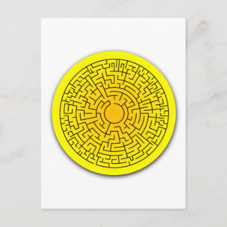 Sunshine Maze Postkarte