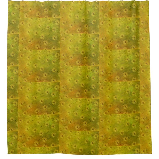 Sunshine Mixed Media Duschvorhang (Vorderseite)
