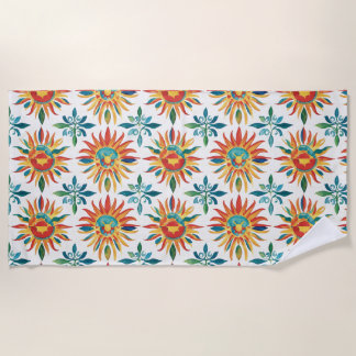 Sunshine Motif Strandtuch