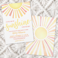 Sunshine Mute Gender Neutral Sun Baby Dusche